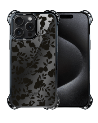 Etui do iPhone 15 Pro Max IBIZU DropGuard Ultra z MagSafe, Midnight, Cienie liści