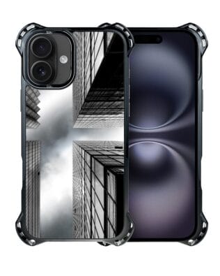 Etui do iPhone 16 Plus IBIZU DropGuard Ultra z MagSafe, Noir City, Drapacze Chmur