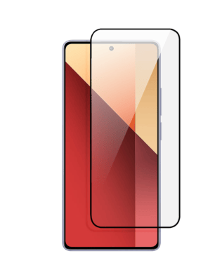 Szkło najtrwalsze kompozytowe z powłoką ceramiczną na cały ekran 5D z czarną ramką do Xiaomi Redmi Note 13 Pro 5G