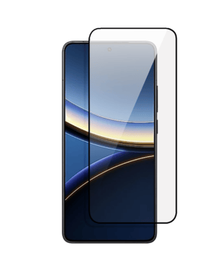 Twarde szkło diamentowe z czarną ramką do Xiaomi POCO F7 Pro