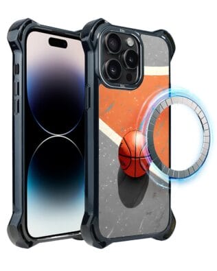 Etui do iPhone 14 Pro Max IBIZU DropGuard Ultra z MagSafe, #Move, Koszykówka