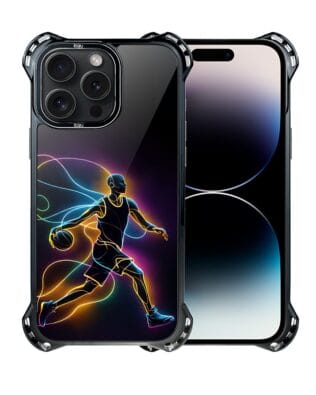 Etui do iPhone 14 Pro IBIZU DropGuard Ultra z MagSafe, #ElectroMove, Duch koszykówki