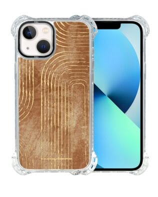 Etui iPhone 13 IBIZU DropGuard Ultra z MagSafe, Boho, Geometryczne linie
