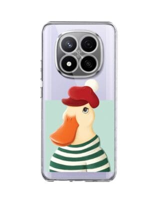 Etui do Xiaomi Redmi Note 14 Pro Plus 5G przeźroczyste, silikonowe Flexi, kaczuszka