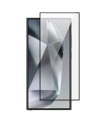 Twarde szkło diamentowe z czarną ramką do Samsung Galaxy S24 Ultra
