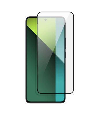 Twarde szkło diamentowe z czarną ramką do Xiaomi Redmi Note 13 Pro 5G