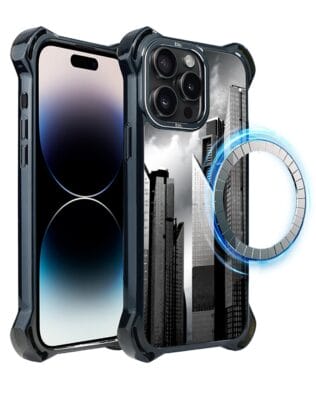 Etui do iPhone 14 Pro Max IBIZU DropGuard Ultra z MagSafe, Noir City, Manhattan