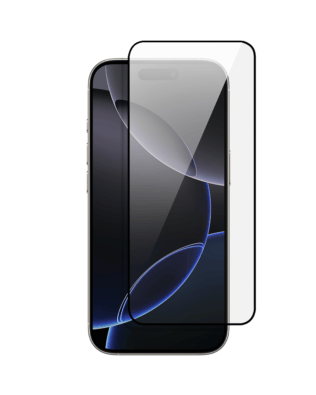 Twarde szkło diamentowe z czarną ramką do iPhone 16 Pro Max