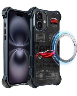 Etui do iPhone 16 IBIZU DropGuard Ultra z MagSafe, TechDrive, 812 Superfast