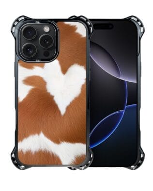 Etui do iPhone 16 Pro Max IBIZU DropGuard Ultra z MagSafe, Zew Natury, Alpejska krowa