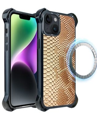 Etui do iPhone 14 Plus IBIZU DropGuard Ultra z MagSafe, Zew Natury, Wąż