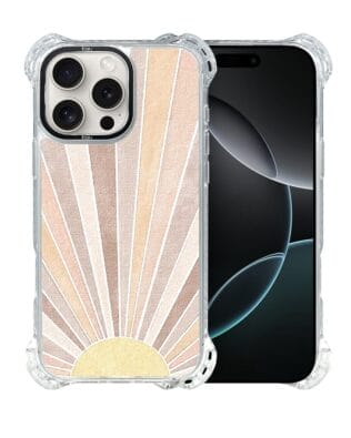 Etui do iPhone 16 Pro Max IBIZU DropGuard Ultra z MagSafe, Boho, Wschód słońca