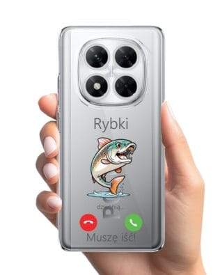 Etui do Xiaomi POCO X7 przeźroczyste, silikonowe Flexi, rybki dzwonią