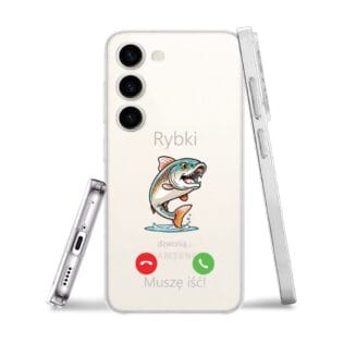 Etui do Samsung Galaxy S23 przeźroczyste, silikonowe Flexi, rybki dzwonią (3)
