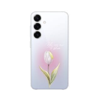 Etui do Samsung Galaxy S25 Plus przeźroczyste, silikonowe Flexi, kwiaty, tulipanSamsung Galaxy S25 i S25 pLUS-2