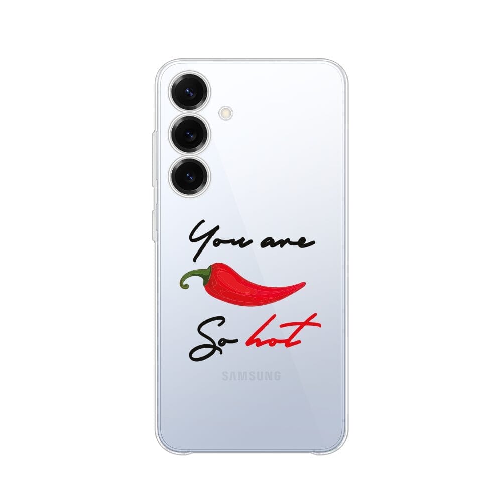 Etui do Samsung Galaxy S25 Plus przeźroczyste, silikonowe Flexi, papryczka chilliSamsung Galaxy S25 i S25 pLUS-2