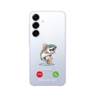 Etui do Samsung Galaxy S25 Plus przeźroczyste, silikonowe Flexi, rybki dzwoniąSamsung Galaxy S25 i S25 pLUS-2