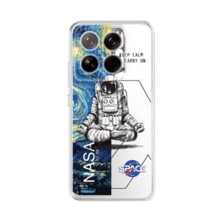 Etui do Xiaomi 14 Pro przeźroczyste, silikonowe Flexi, Keep Calm in CosmosXIAOMI 14