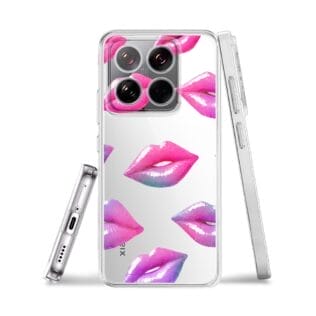 Etui do Xiaomi 14 Pro przeźroczyste, silikonowe Flexi, hologramowe ustaXIAOMI 14-2