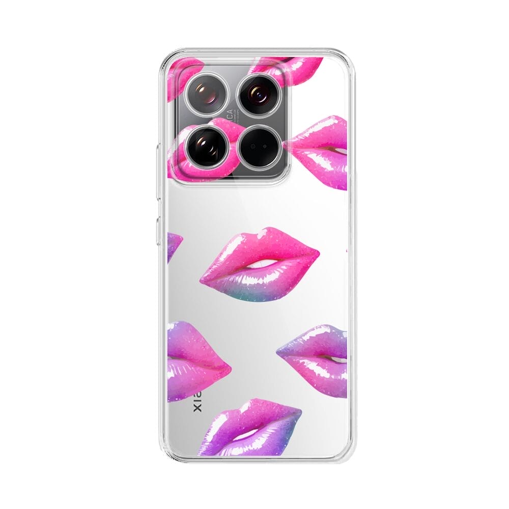 Etui do Xiaomi 14 Pro przeźroczyste, silikonowe Flexi, hologramowe ustaXIAOMI 14