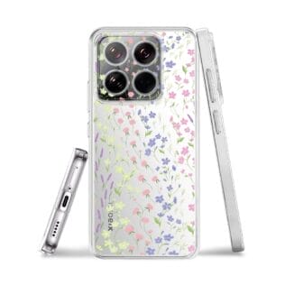 Etui do Xiaomi 14 Pro przeźroczyste, silikonowe Flexi, kwiaty polne kwiatyyyEtui do Xiaomi 14 Pro przeźroczyste, silikonowe Flexi, kwiaty polneXIAOMI 14-2