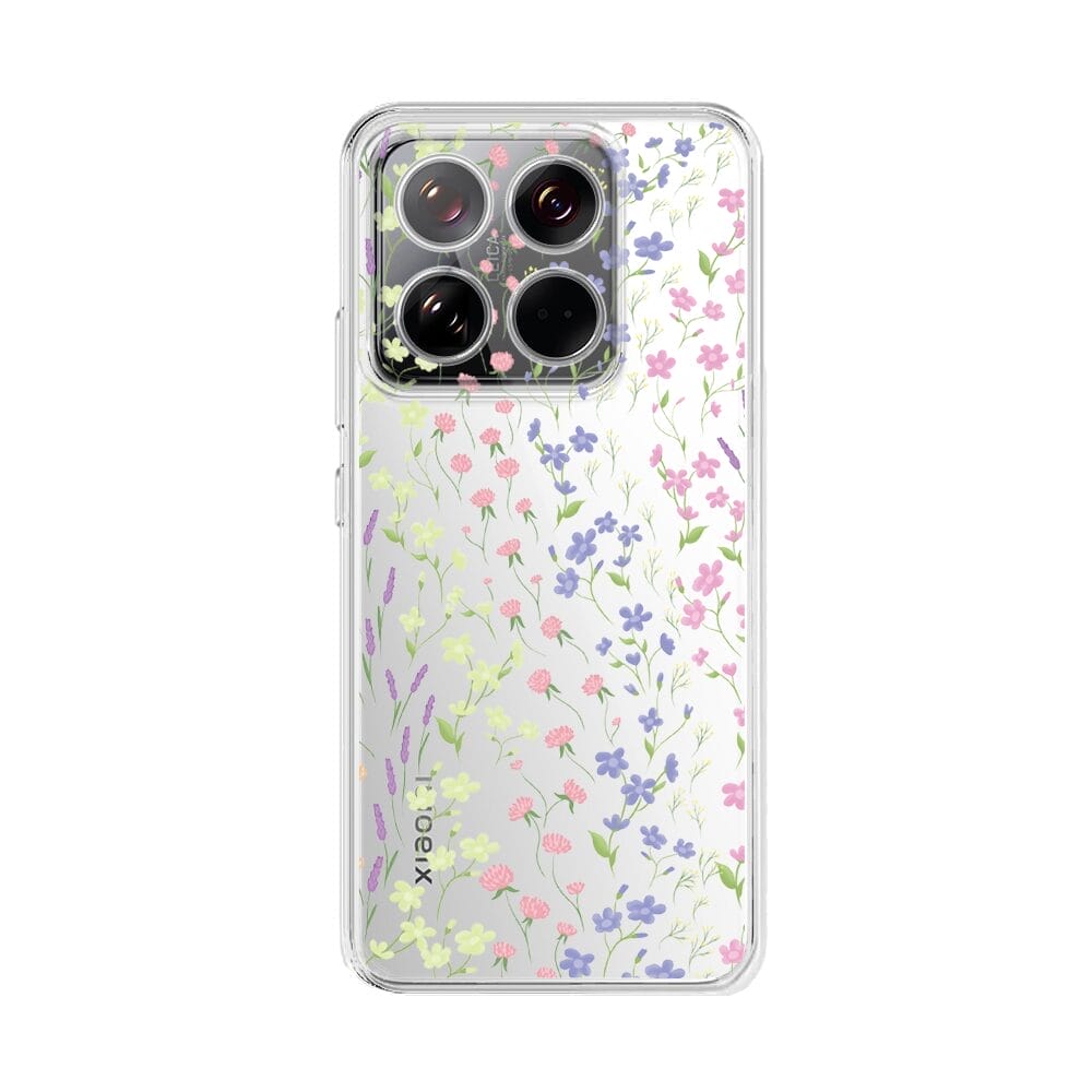Etui do Xiaomi 14 Pro przeźroczyste, silikonowe Flexi, kwiaty polne kwiatyyyEtui do Xiaomi 14 Pro przeźroczyste, silikonowe Flexi, kwiaty polneXIAOMI 14