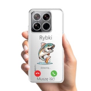 Etui do Xiaomi 14 Pro przeźroczyste, silikonowe Flexi, rybki dzwoniąXIAOMI 14-1