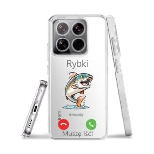 Etui do Xiaomi 14 Pro przeźroczyste, silikonowe Flexi, rybki dzwoniąXIAOMI 14-2