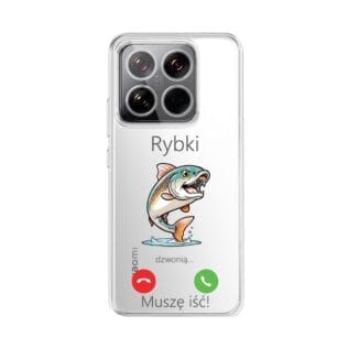 Etui do Xiaomi 14 Pro przeźroczyste, silikonowe Flexi, rybki dzwoniąXIAOMI 14