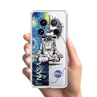 Etui do Xiaomi 14 Ultra przeźroczyste, silikonowe Flexi, Keep Calm in CosmosXiaomi 14 Ultra-1