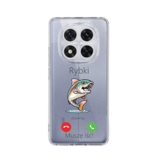 Etui do Xiaomi Redmi Note 14 Pro 5G przeźroczyste, silikonowe Flexi, rybki dzwoniąRedmi Note 14 Pro 5G