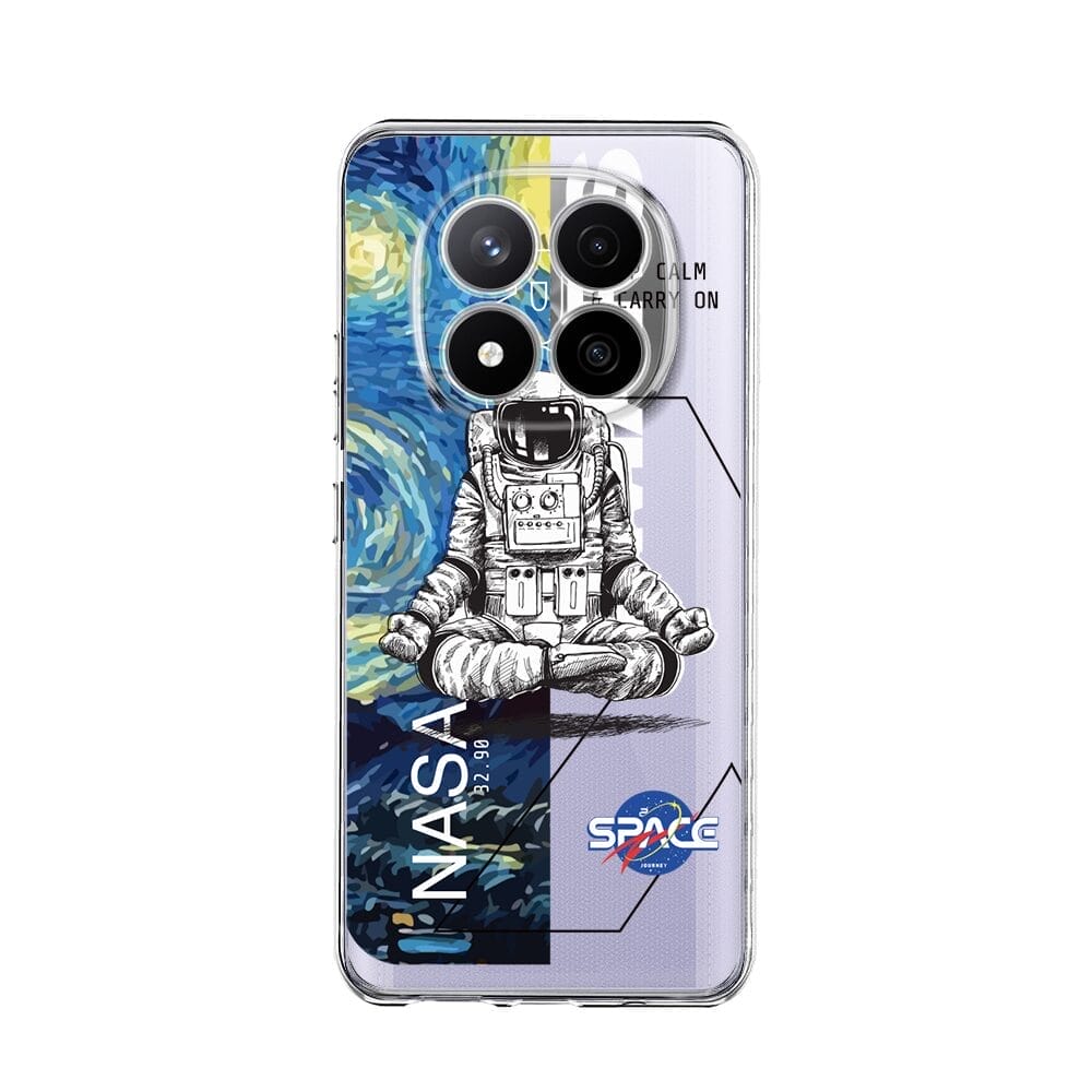 Etui do Xiaomi Redmi Note 14 Pro Plus 5G przeźroczyste, silikonowe Flexi, Keep Calm in CosmosRedmi Note 14 Pro Plus 5G , 14 Pro 4G