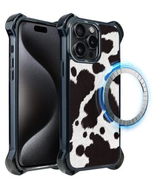 Etui do iPhone 15 Pro Max IBIZU DropGuard Ultra z MagSafe, Zew Natury, Polska krowa