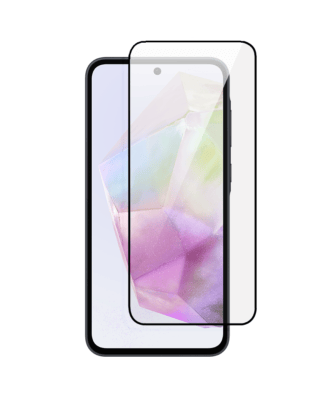Twarde szkło diamentowe z czarną ramką do Samsung Galaxy A35 5G