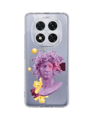 Etui do Xiaomi 14 Pro przeźroczyste, silikonowe Flexi, antyczna figura, meduza