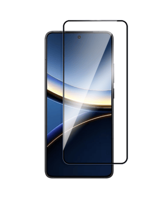 Szkło hybrydowe elastyczne nieszczerbiące z czarną ramką do Xiaomi POCO F7 Pro