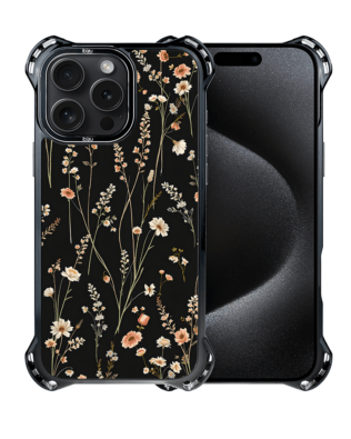 Etui iPhone 15 Pro Max IBIZU DropGuard Ultra z MagSafe, Pastel Bloom, Północny ogród