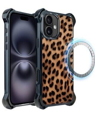 Etui do iPhone 16 Plus IBIZU DropGuard Ultra z MagSafe, Zew Natury, Pantera