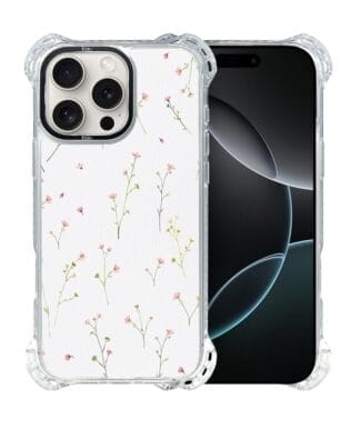 Etui do iPhone 16 Pro IBIZU DropGuard Ultra z MagSafe, Pastel Bloom, Polna fantazja
