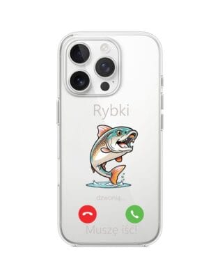 Etui do iPhone 13 Pro, przeźroczyste, silikonowe Flexi, rybki dzwonią
