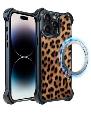 Etui do iPhone 14 Pro Max IBIZU DropGuard Ultra z MagSafe, Zew Natury, Pantera