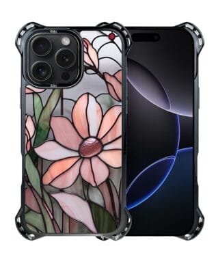 Etui do iPhone 16 Pro Max IBIZU DropGuard Ultra z MagSafe, Barwy Szkła, Różowa magnolia