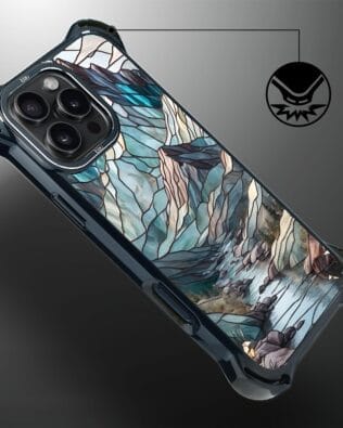 Etui do iPhone 16 Pro IBIZU DropGuard Ultra z MagSafe, Barwy Szkła, Górski Potok