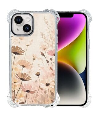 Etui iPhone 14 Plus IBIZU DropGuard Ultra z MagSafe, Boho, Kwiatowa łąka