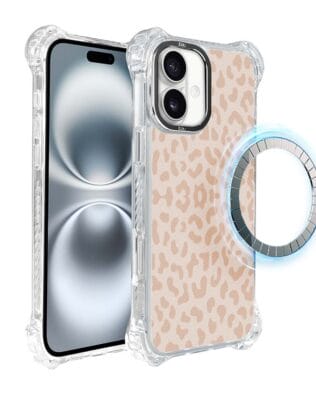 Etui iPhone 16 Plus IBIZU DropGuard Ultra z MagSafe, Boho, Delikatna panterka