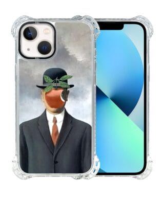 Etui iPhone 13 IBIZU DropGuard Ultra z MagSafe, Rene Magritte, syn człowieczy