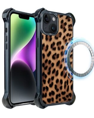 Etui do iPhone 14 IBIZU DropGuard Ultra z MagSafe, Zew Natury, Pantera