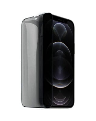 Szkło prywatyzujące z czarną ramką do iPhone 12/12 Pro