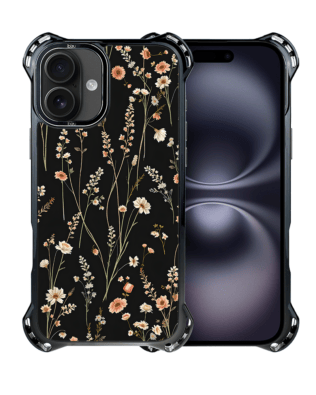 Etui iPhone 16 Plus IBIZU DropGuard Ultra z MagSafe, Pastel Bloom, Północny ogród