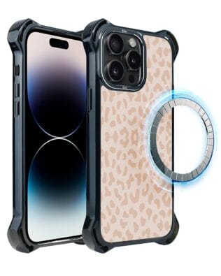 Etui do iPhone 14 Pro IBIZU DropGuard Ultra z MagSafe, Boho, Delikatna panterka